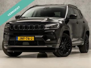 Jeep Compass 4xe 240 Plug-in Hybrid Electric S 240Pk Automaat (VIRTUAL COCKPIT, APPLE CARPLAY, GROOT NAVI, STUUR/STOELVERWARMING, LEDEREN SPORTSTOELEN, CAMERA, ADAPTIVE CRUISE, GETINT GLAS, NIEUWSTAAT)