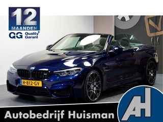 Hoofdafbeelding BMW M4 BMW M4 4-serie Cabrio Competition 353kW/480pk DCT7 NL-AUTO! HEAD-UP + CLIMA + CRUISE + VOLLEDIG AKRAPOVIC + STOEL-&STUURVERWARMING + FULL XPELL + ACTIVE LED KOPLAMPEN + HARMAN/KARDON + MERINO LEDER + CAMERA + ALARM + EL.CABRIOKAP + PARKSENSOREN + 20" LM-VELGEN!!