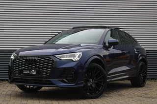 Audi Q3 Sportback 35 TFSI S-Line | Panoramadak | Camera | Apple carplay | Dodehoek | Keyless | Elektrische kofferbak | Navara blau