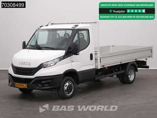 Iveco Daily 35C16 3.0L Open Laadbak 160PK 3,5t Trekhaak Dubbellucht Airco Cruise Camera Euro6 Pritsche Pickup Open Box Airco Trekhaak Cruise control