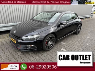 Hoofdafbeelding Volkswagen Scirocco Volkswagen Scirocco 1.4 TSI Highline Plus A/C, Navi, PDC, LM, nw. APK – Inruil Mogelijk –