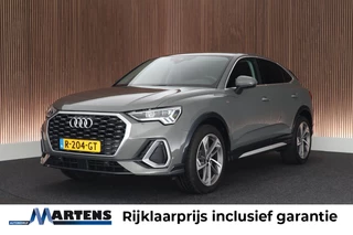 Audi Q3 Sportback 35 TFSI 150pk S-Tronic Pro Line S Trekhaak Stoelverwarming ACC Carplay Virtual Cockpit S-Line