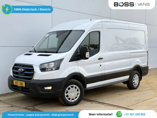 Ford E-Transit 350 68kWh 184PK NIEUW! L2H2 317km WLTP 100% (SOH) BEV Snelladen Climate Control Cruise Control Navigatie Carplay