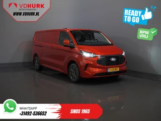 Ford Transit Custom 2.0 TDCI 150 pk L2 Limited BPM VRIJ! Garantie tot 1-28'/ Adapt. Cruise/ LED/ Stoelverw./ Stuurverw./ Carplay/ PDC/ Camera