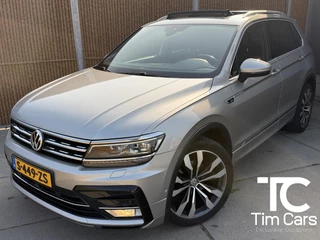Volkswagen Tiguan 1.4 TSI R-line Automaat | Panoramdak | Leren bekleding | Stoelverwarming | 360 graden camera | Trekhaak uitklapbaar | LED koplampen adaptief | Keyless entry&start | Parkeersensoren voor en achter