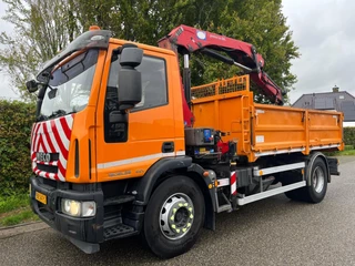 IVECO Eurocargo , 190EL25 EEV . kipper , HMF kraan ,