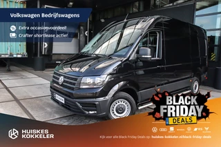 Volkswagen Crafter Bestelwagen 2.0 TDI L3H3 3.0T Exclusive Rijklaar Prijs | Navigatie I Sidebars I Bijrijdersbank I Trekhaak I