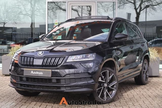 Skoda Karoq 1.5 SportLine TSI ACT 150pk | Sfeer | Cruise | Climate | Camera | Stoelverwarming | Trekhaak | Pano | LED