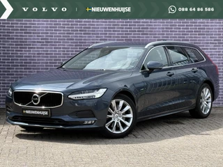 Volvo V90 2.0 T4 Momentum | Nieuw Binnen | Trekhaak | Adaptieve cruise controle | Blis | Memory | Zitting verlengers | Leder | Standkachel | Stuur + Stoel verwarming |