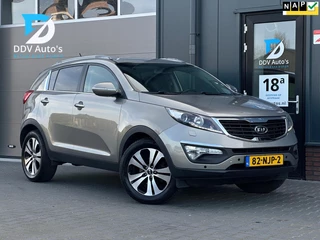 Kia Sportage 2.0/163pk X-clusive|NAP|Automaat|Trekhaak|Leder|Climate|Sensoren V+A|Camera|Cruise|Navi|Xenon|Stoelverw. V+A|18" LMV