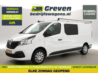 Renault Trafic 1.6 dCi T29 L2H1 | DC | Airco | Trekh. | Navigatie | Cruise | Imperiaal | Parkeersens.