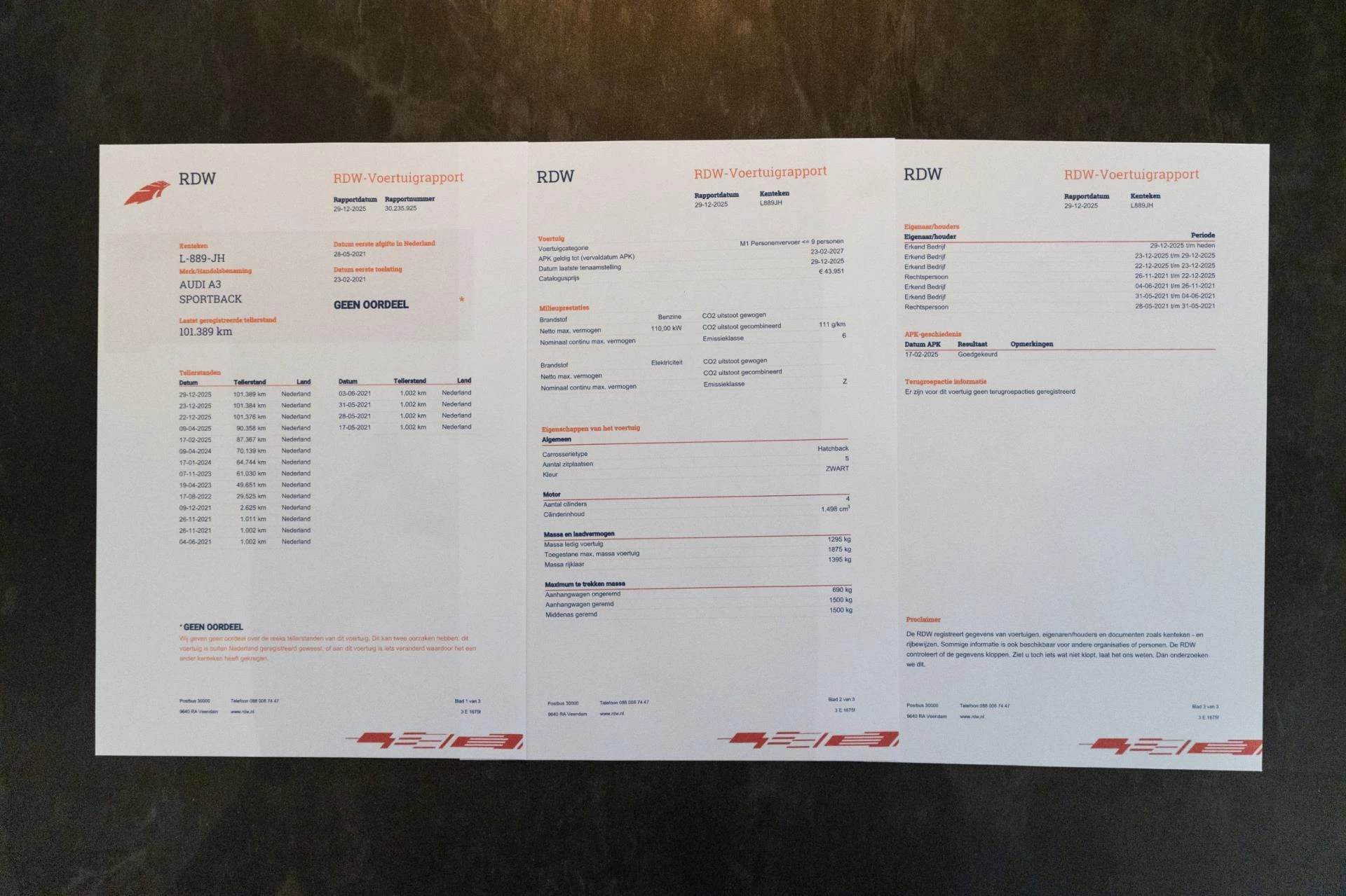 Hoofdafbeelding Audi A3