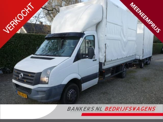 Volkswagen Crafter 2.0TDI 140PK, L3H1, Airco, Huifopbouw, Zo meenemen zonder garantie, Alleen compleet te koop