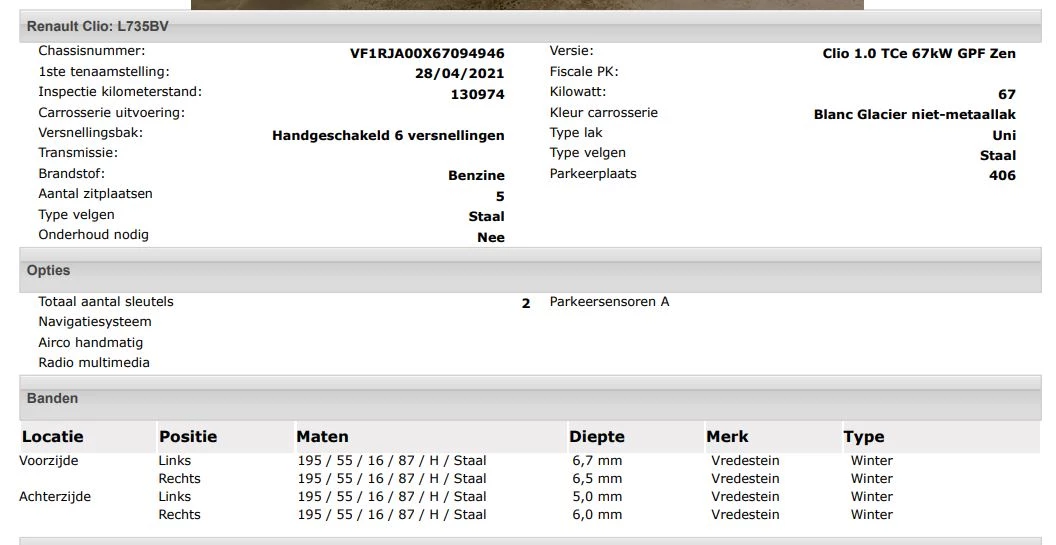 Hoofdafbeelding Renault Clio