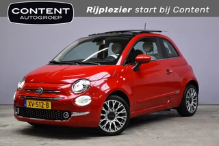 Fiat 500 TwinAir Turbo 80pk Collezione Panoramadak! Weinig KM! 