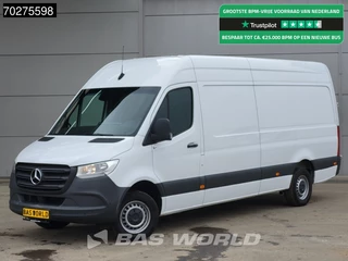 Mercedes Sprinter 317 CDI Automaat 170PK L3H2 3,5t Trekhaak Camera Parkeersensoren MBUX Airco Cruise L3 14m3 Airco Cruise control