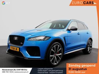 Jaguar F-PACE 5.0 V8 AWD SVR 551 pk Panorama dak | Meridian sound | Premium Pack | Light Pack | ACC | Leder | ADS |360 Camera