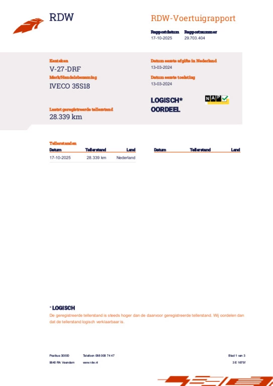 Hoofdafbeelding Iveco Daily