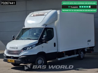Iveco Daily 35S18 3.0L Laadklep Koelwagen Vriezer Thermoking V-200 MAX -18 230v stekker LED Navi Airco ACC Koel Koeler Kühler Kühlwagen Kühlkoffer Vries Frigo 18m3 Airco