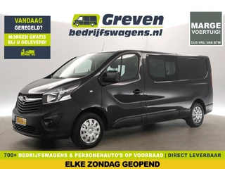 Opel Vivaro 1.6 CDTI L2H1 | MARGE! | Dubbele Cabine | 6 Persoons |  LED Airco Camera Cruise Trekhaak PDC