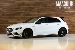 Hoofdafbeelding Mercedes-Benz A-Klasse Mercedes A-klasse AMG 35 4MATIC+|Pano|Burmester|Camera|Dealer|
