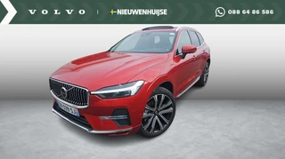 Volvo XC60 2.0 Recharge T8 AWD Ultimate Bright | Luchtvering | 360° Camera | Massage | Stoel koeling | Stoel + Stuur verwarming | HUD | VOL