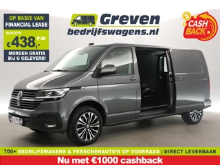 Volkswagen Transporter 2.0 TDI Highline L2H1 | 150PK | Automaat | 2xSchuifdeur | Airco | Camera | Carplay | Cruise | DSG | Navi | PDC | LED | 18"LMV | Trekhaak