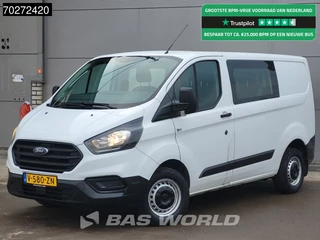 Ford Transit Custom 105pk Dubbel Cabine Euro6 Trekhaak Airco L1H1 Doka Mixto 3m3 Airco Dubbel cabine Trekhaak