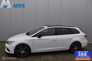 Seat Leon ST 2.0 TSI CUPRA 300 4DRIVE Pano 19" LMV ACC Maxton Beats Schaalstoelen Etc. Mooie auto!