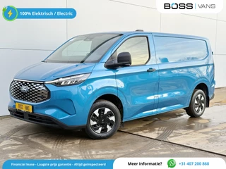 Ford E-Transit Custom 218PK Elektrisch 65kWh 329 km WLTP L1H1 LED Climate Control Adaptieve Cruise Control Apple Carplay 360° Camera Stoelverwarming Laadkabel