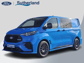 Ford Transit Custom 320 2.5 PHEV L1H1 MS-RT DC Trekhaak! | Dubbele Cabine | Dubbele zijschuifdeur | Keyless entry | Lederen sportstoelen | Elektrische zijschuifdeur | Virtual cockpit | Fabrieksgarantie tm. 16-04-2029