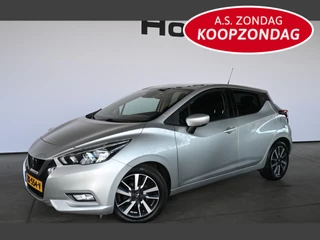 Nissan Micra 1.0 IG-T N-Connecta Clima Navigatie LED Goed Onderhouden! Inruil Mogelijk!