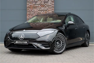 Hoofdafbeelding Mercedes-Benz EQS Mercedes-Benz EQS 450+ Premium+ AMG Line 108 kWh | Hyperscreen | Achterasbesturing | Luchtvering | Distronic+ | Stoelventilatie | Augmented HUD | Schermen Achter | Verwarmd Stuurwiel | Digital Light | Burmester |