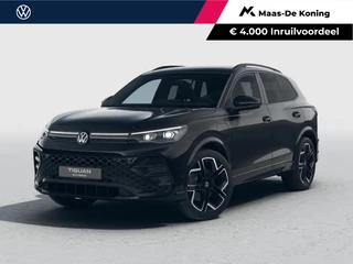 Volkswagen Tiguan R-Line Edition 1.5 eHybrid 204 PK 6 versn. DSG · Black Style Pakket · Panoramaschuif-kanteldak · Trekhaak inklapbaar, met elektrische ontgrendeling, incl. aanhangermanoeuvreerhulp Trailer Assist · Prijs is inclusief inruilpremie ·