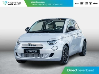 Fiat 500 Hybrid Collezione | Clima | LED | PDC | JBL Premium Audio | 17" | Camera | BSM | Canneloni Ivory/Piombo interieur