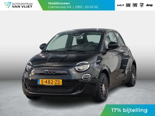 Fiat 500e 42 kWh | 17% Bijtelling | Camera | Keyless | PDC | BSM | Clima | Cruise | Apple Carplay