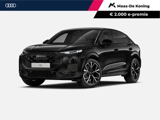 Hoofdafbeelding Audi Q3 Audi Q3 Sportback 1.5 200kW e-hybrid S edition 272 PK · Glazen panoramadak · Tech plus · Trekhaak elek. wegklapbaar