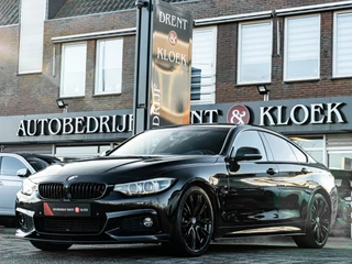 BMW 4 Serie Gran Coupé 440i High Exe M-Sport ORG NL CARBON PAKKET 20 INCH SHADOW LINE MEMORY STOELEN LEDER