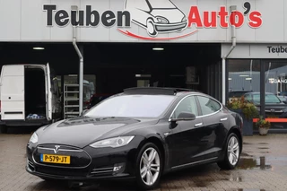 Hoofdafbeelding Tesla Model S Tesla Model S 85 Signature Performance 90% SOH, Panoramadak, Cruise control, Camera, Lederen interieur, Luchtvering
