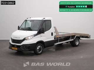 Iveco Daily 35C16 3.0L Autotransporter Dubbellucht 160PK Airco Cruise Camera Lier Euro6 Abschleppwagen Car Transporter Airco Cruise control