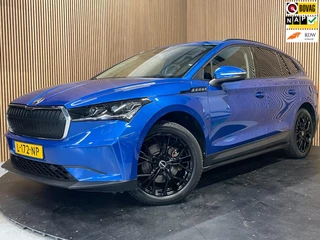 Hoofdafbeelding Škoda Enyaq iV Skoda Enyaq iV 60 First|91% SOH|LEDER|TREKH|ELEK.INTER|STOEL+STUURVERW|ACC|CARPLAY+ANDROID|NAVI|CLIMA+CRUISE|NL|NAP|1e EIG|IN BTW|