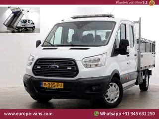 Ford Transit 350 2.0 TDCI 130pk E6 Automaat D.C. Kipper met hoge boorden 05-2018