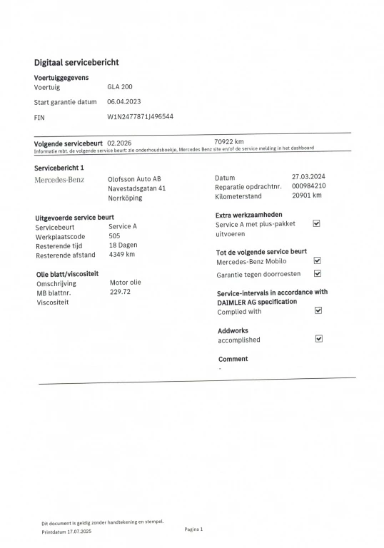 Hoofdafbeelding Mercedes-Benz GLA