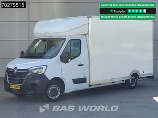 Renault Master 145PK Bakwagen Airco Cruise Navi Meubelbak Plancher Verkoopwagen Foodtruck Paardenwagen 21m3 Airco Cruise control