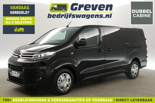 Citroën Jumpy 2.0 BlueHDI L3H1 Dubbele Cabine 6 Persoons 2xSchuifdeur Airco 360Camera Cruise Carplay PDC Navi Elektrpakket