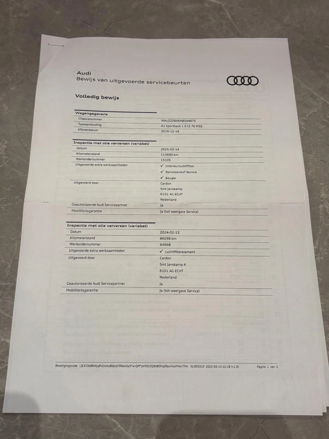 Hoofdafbeelding Audi A1 Sportback