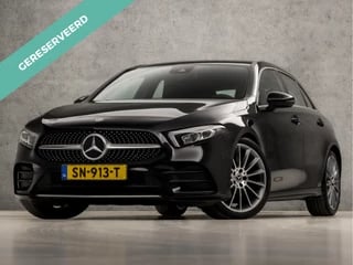 Mercedes-Benz A-Klasse 200 Luxury Sport 164Pk Automaat (APPLE CARPLAY, GROOT NAVI, DIAMOND GRILL, BRUIN LEDER, CAMERA, STOELVERWARMIMNG. LED, LANE ASSIST, NIEUWSTAAT)