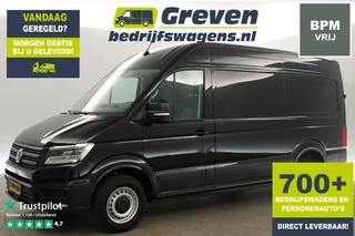 Volkswagen Crafter 35 2.0 TDI L3H3 BPM Vrij | 3000KG Trekgew. Airco Cruise Camera Carplay Massagestoel 3 Persoons Navi LED