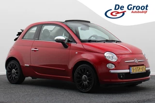 Fiat 500C Automaat 0.9 TwinAir Lounge Leer, Climate, Elektrische Kap, Radio/CD, Elektrische Ramen, Xenon, 16''