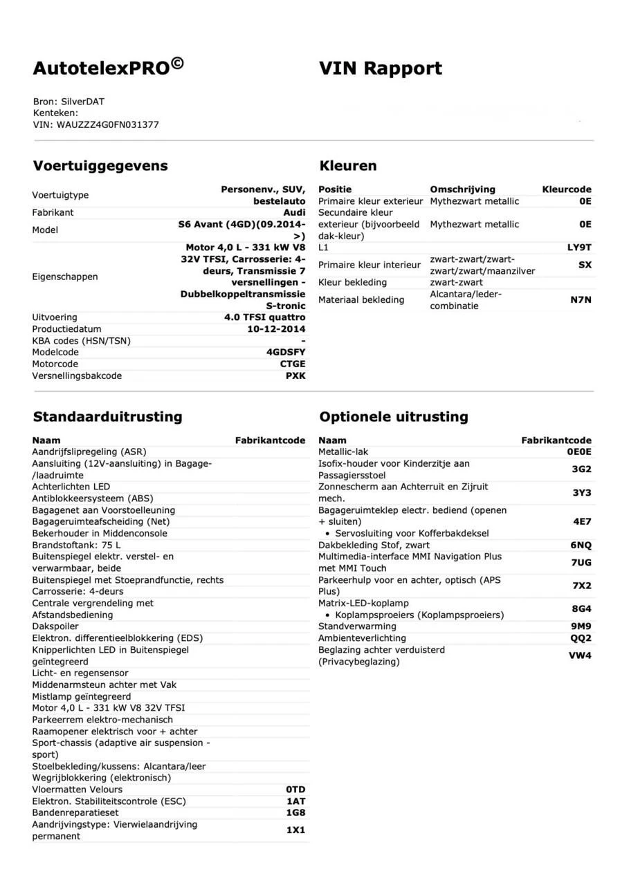 Hoofdafbeelding Audi A6